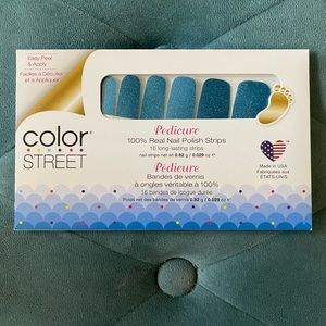 Color Street color “How Swede It Is” blue shimmer! New, unopened.